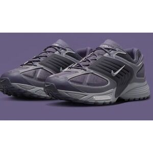 Nike Air Pegasus 25 Men's Running Shoes Purple Grey Size 11